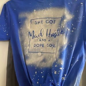 Bleached shirts available